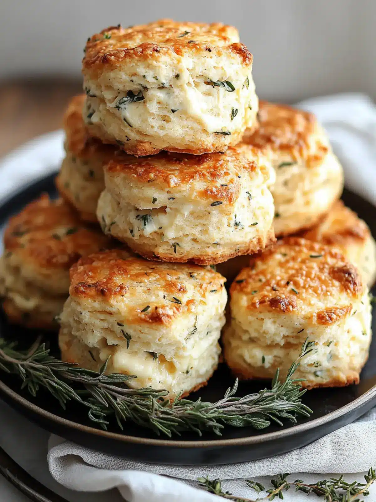 Savory Cheese & Herb Biscuits