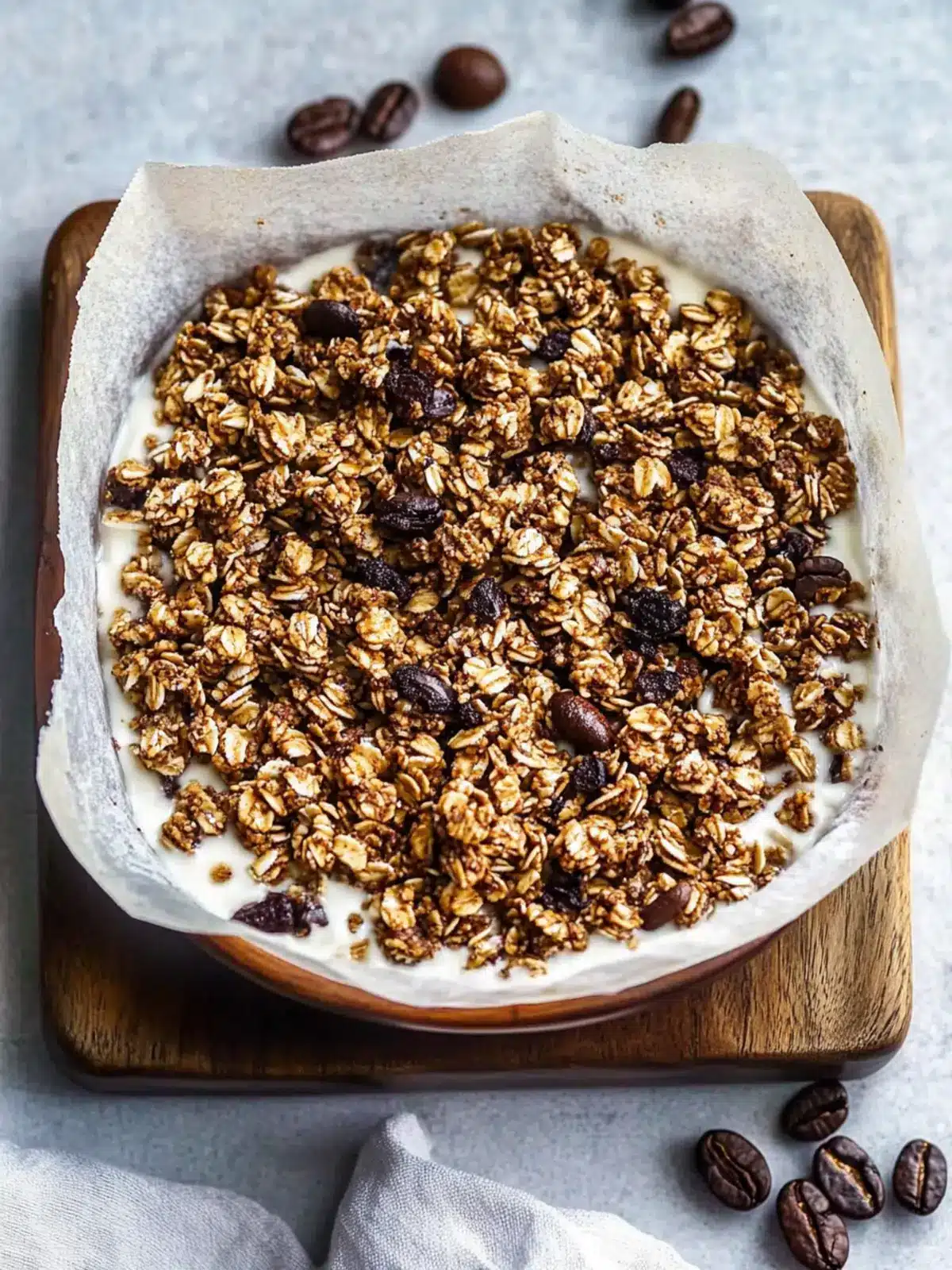 Coffee Crumble Granola [Healthy, Vegan, Gluten Free]