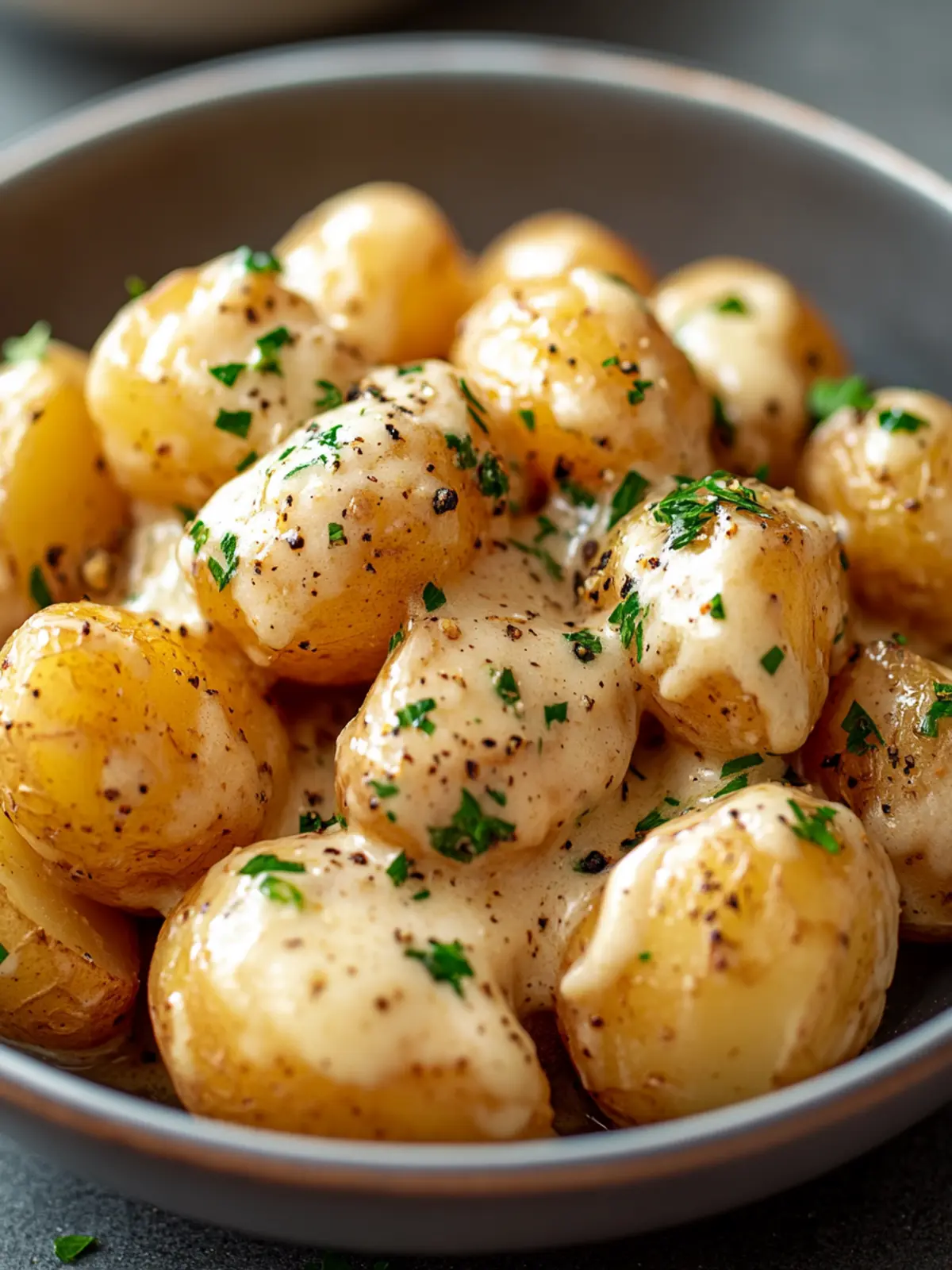 Creamy Garlic Sauce Baby Potatoes to Elevate Your Meals 2 Creamy Garlic Sauce Baby Potatoes