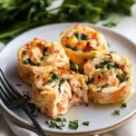 Crab Stuffed Salmon Pinwheels