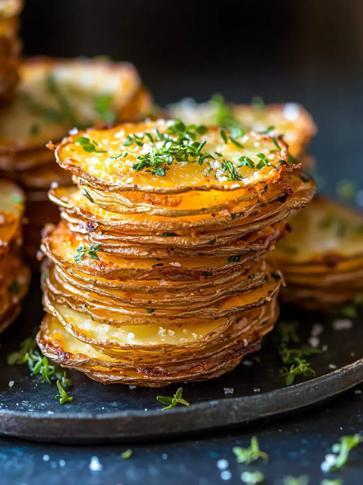 Irresistible Crispy Cheesy Potato Stacks for Your Next Feast 5 Crispy Cheesy Potatoes Stacks