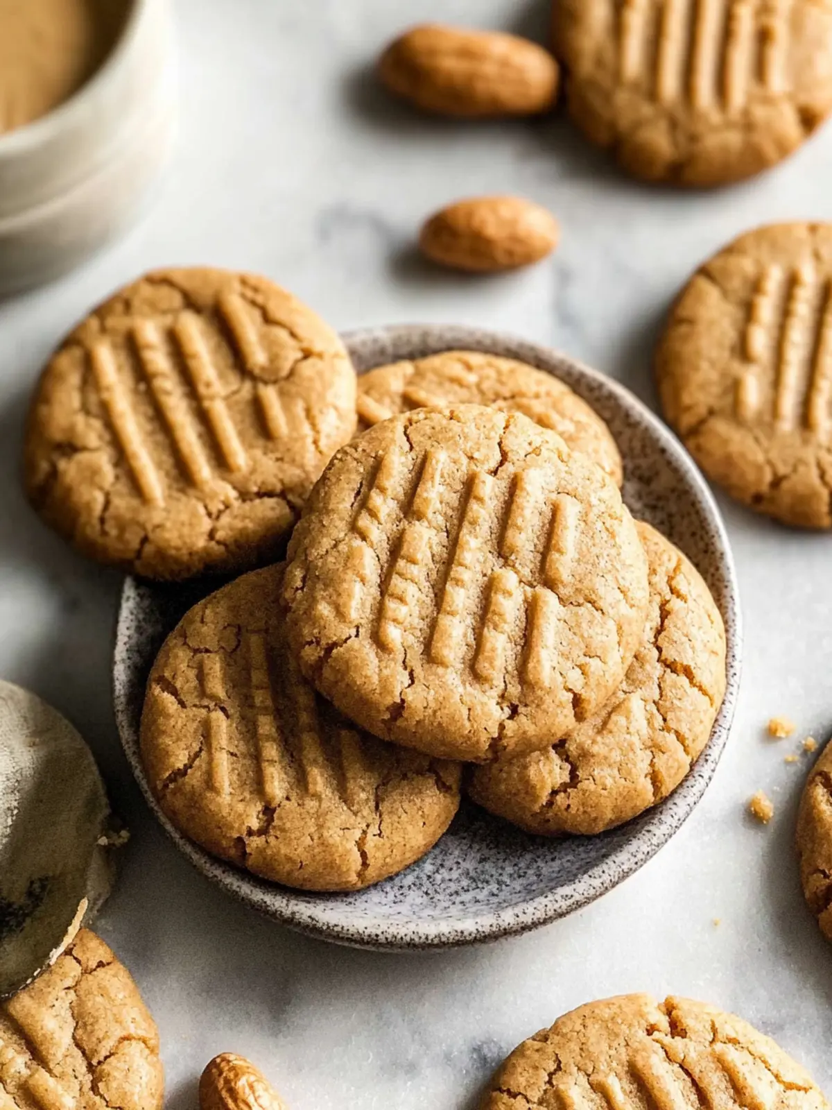 Flourless Peanut Butter Cookies