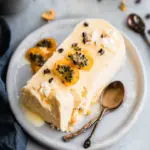 White Chocolate and Passion Fruit Semifreddo