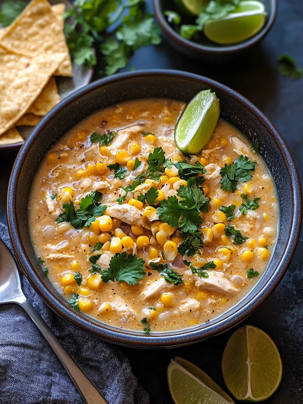 Irresistible Mexican Street Corn White Chicken Chili Recipe 4 Mexican Street Corn White Chicken Chili