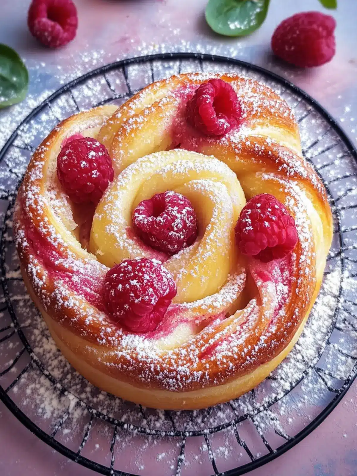 Delicious Sugar Raspberry Danish Buns You Can’t Resist 3 Sugar Raspberry Danish Bun