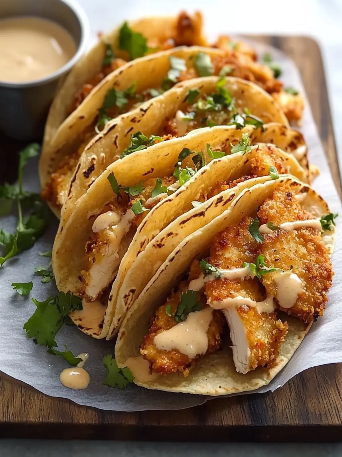 Crispy Chicken Alfredo Tacos for Quick Family Dinners 5 Crispy Chicken Alfredo Tacos