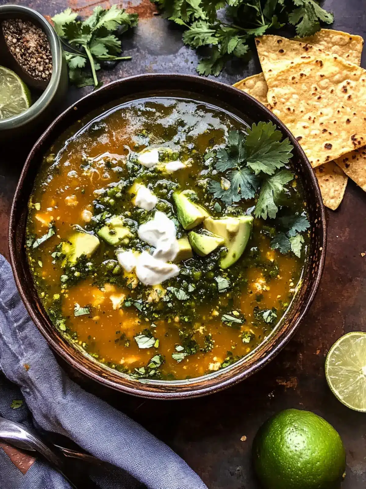 Salsa Verde Tortilla Soup: A Flavorful Fiesta at Home 2 Salsa Verde Tortilla Soup