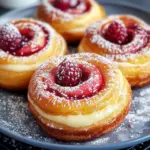 Sugar Raspberry Danish Bun