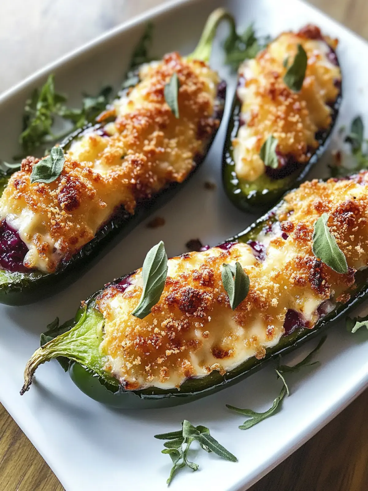 Sweet and Spicy Blueberry Brie Jalapeño Poppers Recipe 3 Blueberry Brie Jalapeño Poppers