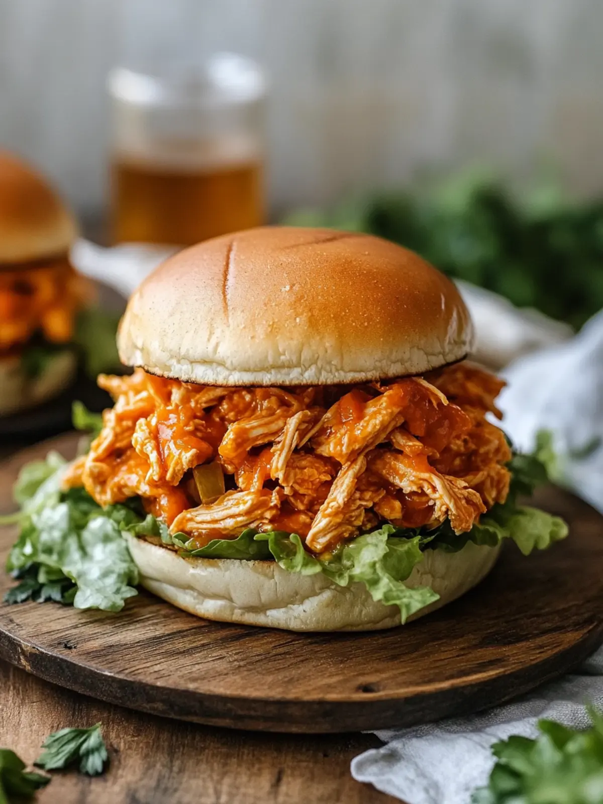 Savory Crockpot Buffalo Chicken Sandwiches Made Easy 3 Crockpot Buffalo Chicken Sandwiches