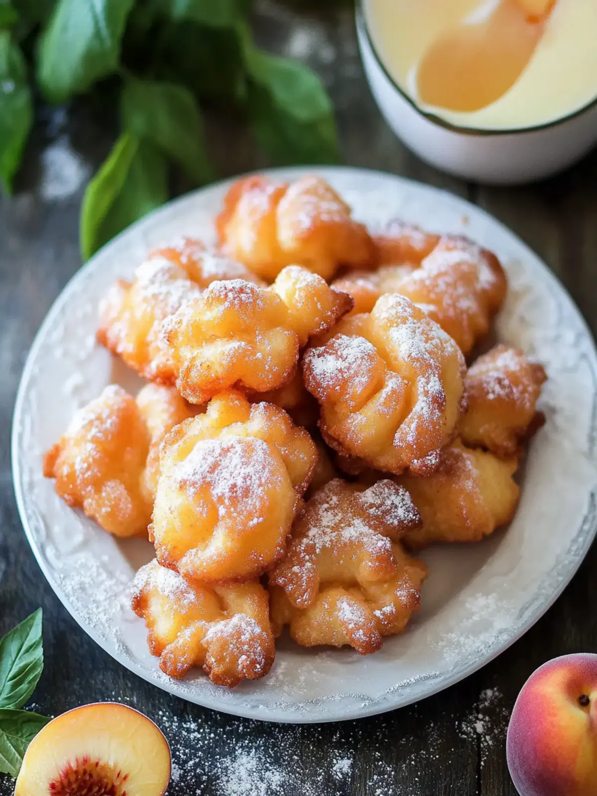 Delicious Fresh Peach Fritters