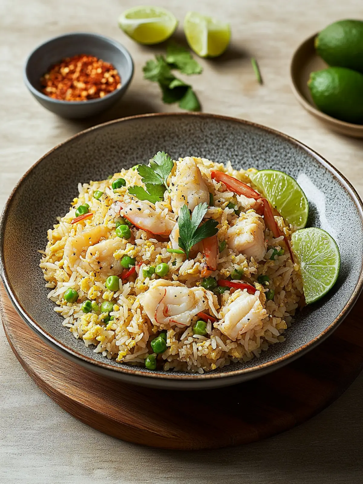Crab Fried Rice with Lime and White Pepper for Ultimate Flavor 3 Crab Fried Rice with Lime and White Pepper