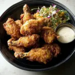 Crispy Fried Quail with Southern Sides