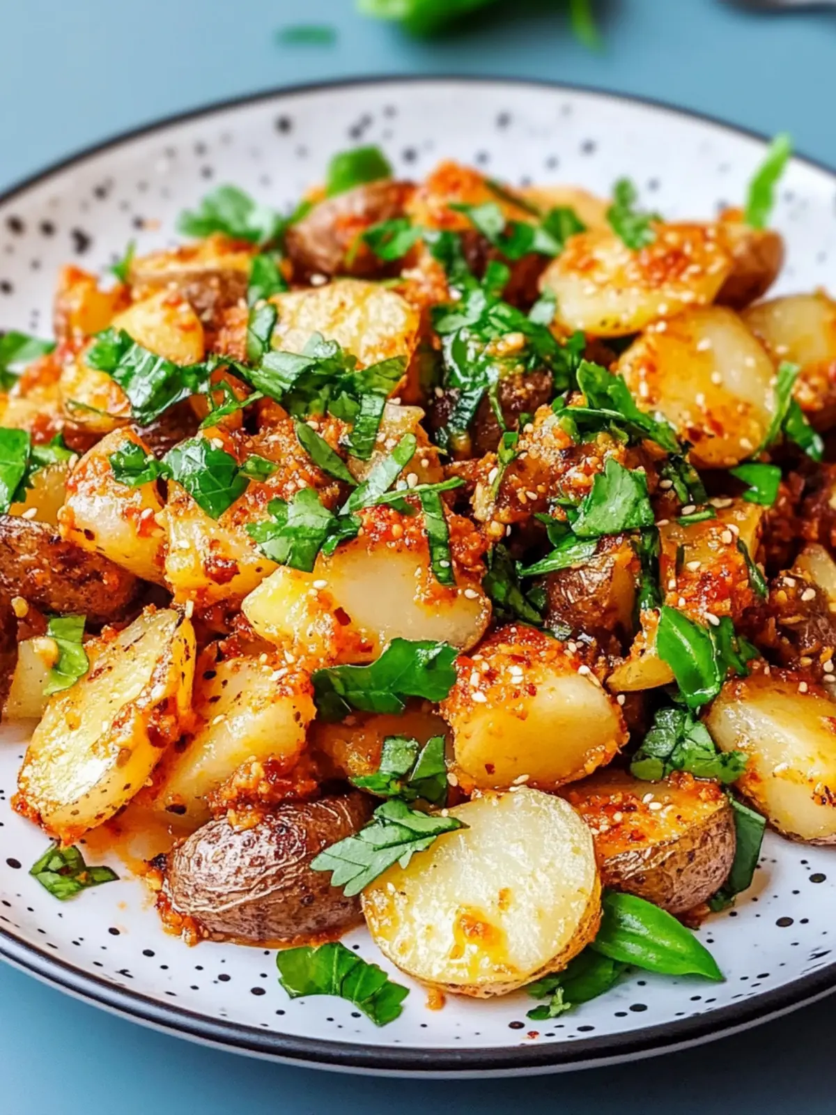 Crispy Gochujang Potato Salad: A Spicy Vegan Sidekick 5 Crispy Gochujang Potato Salad