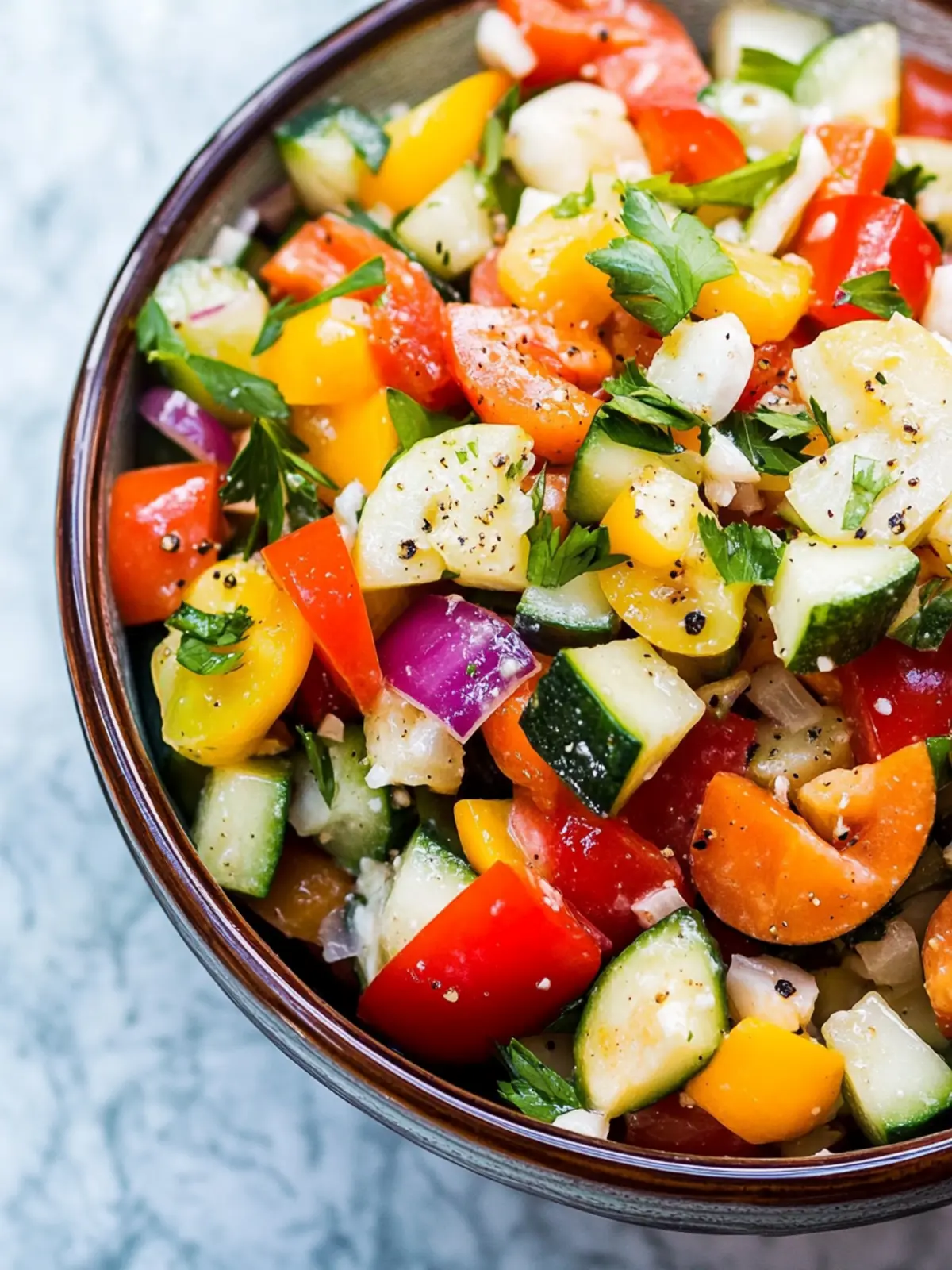 Easy Marinated Vegetable Salad