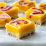 Mango Curd Dessert Bars with Shortbread Crust