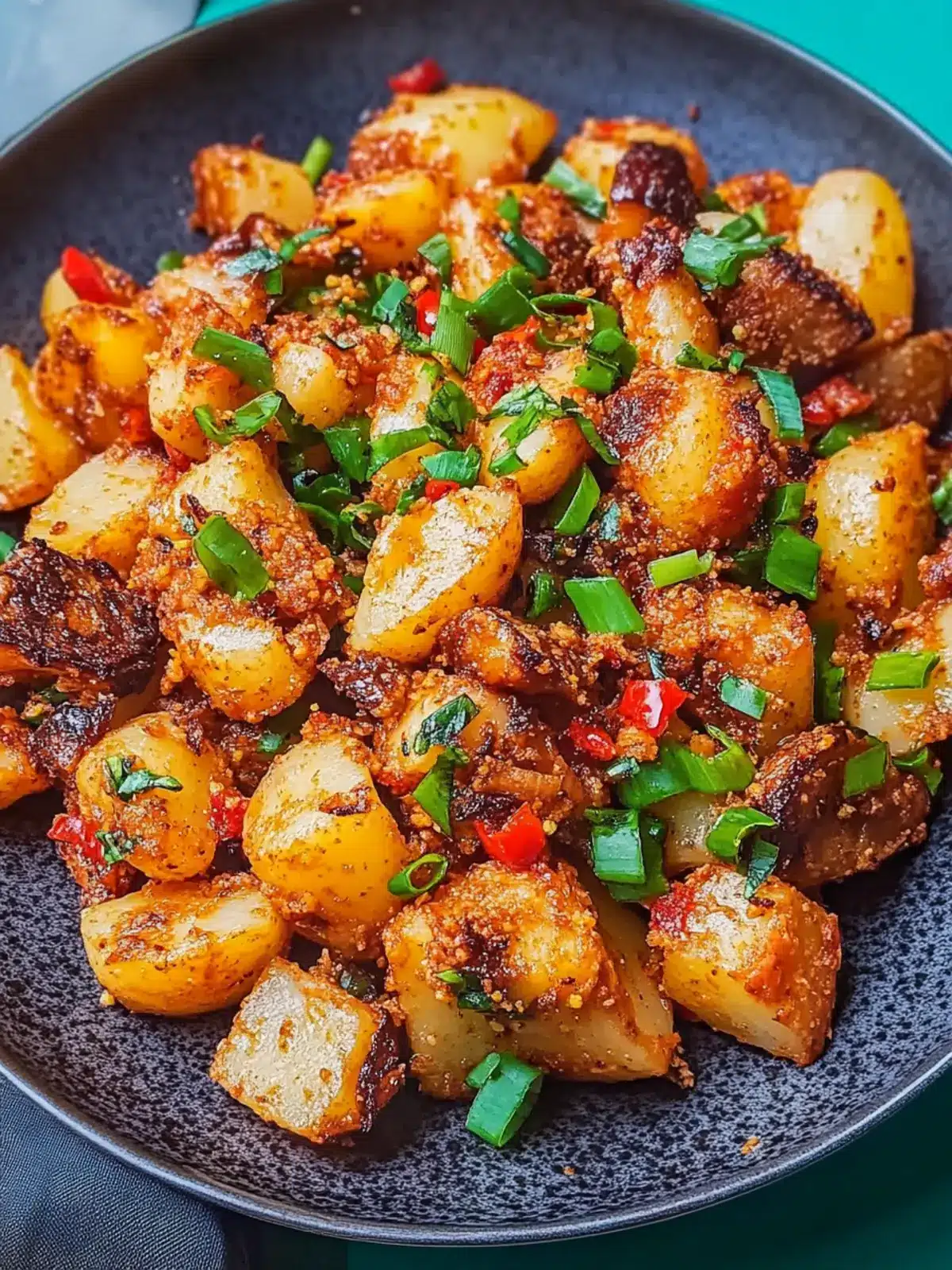Crispy Gochujang Potato Salad: A Spicy Vegan Sidekick 2 Crispy Gochujang Potato Salad