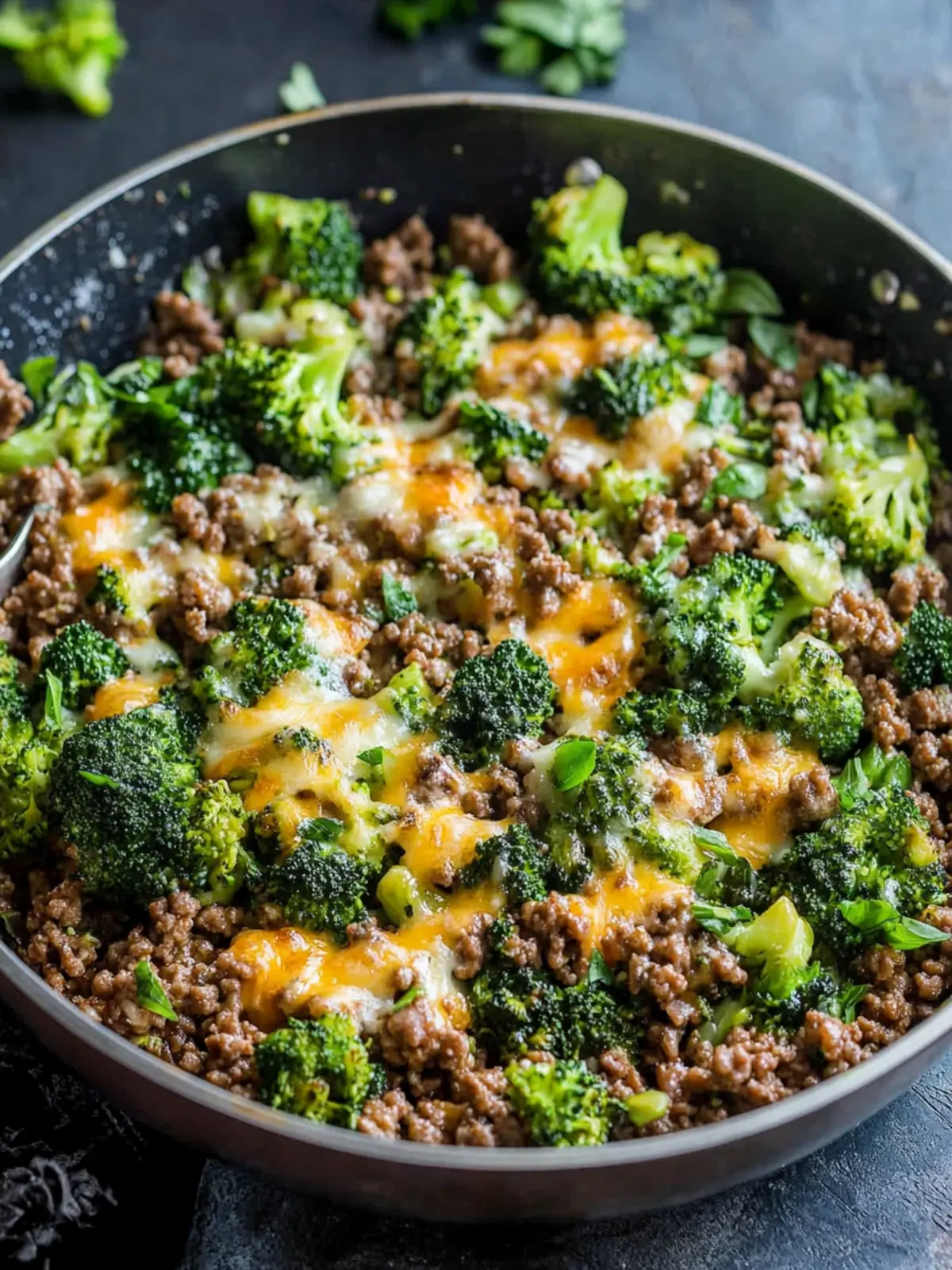 Cheesy Ground Beef and Broccoli Ready in Just 30 Minutes! 2 Cheesy Ground Beef and Broccoli
