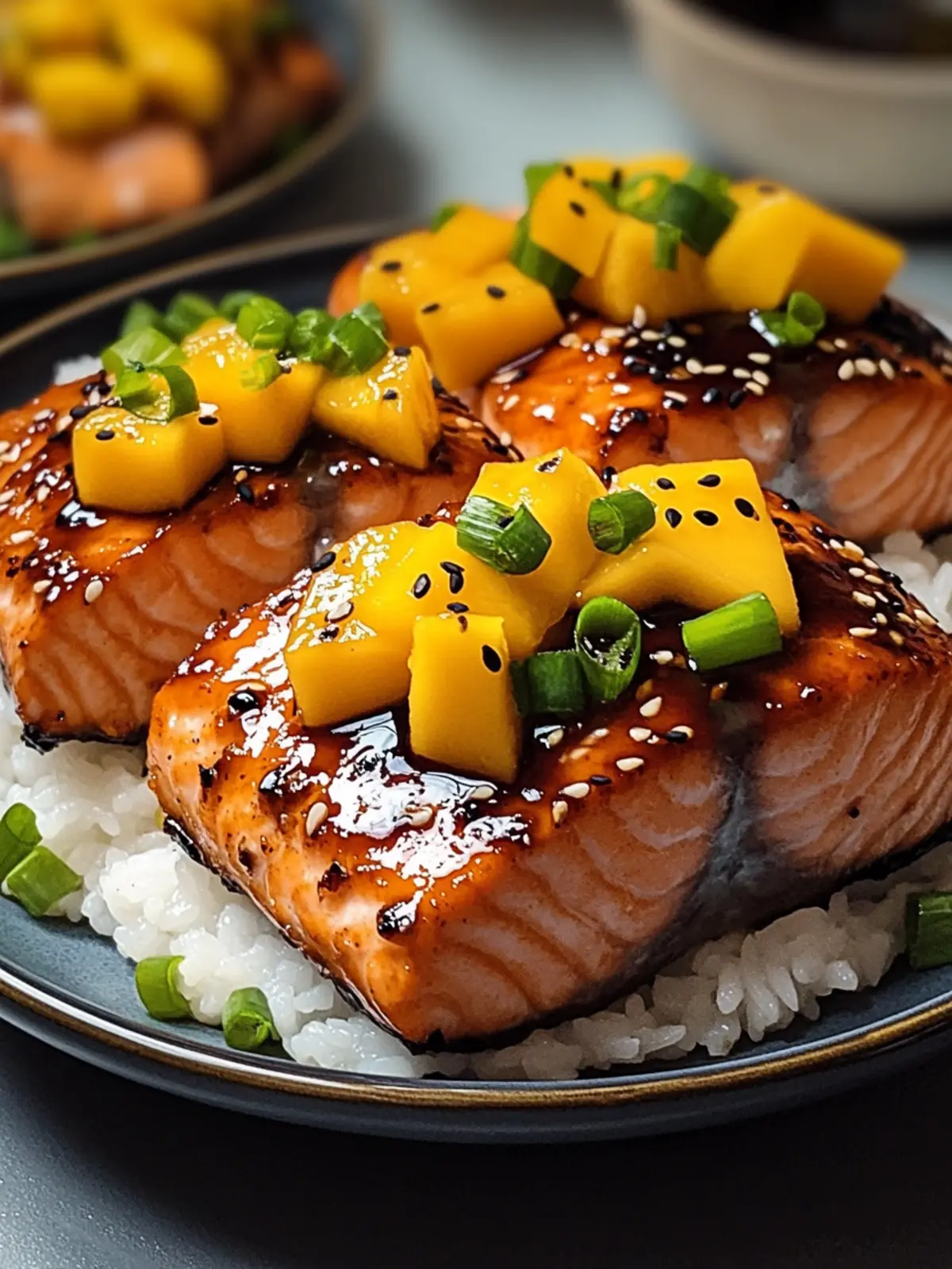 Mango Teriyaki Salmon
