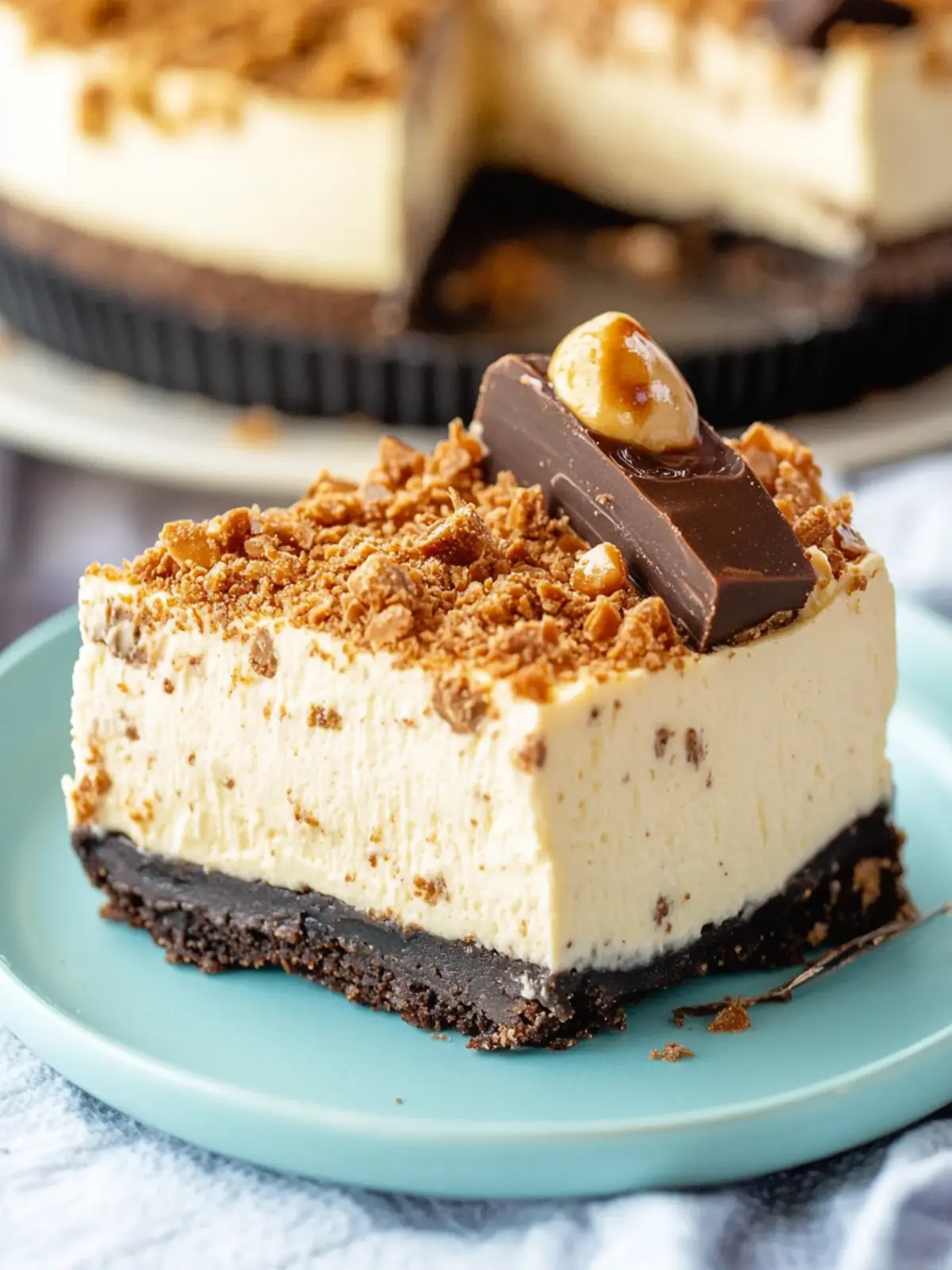 Butterfinger Cheesecake