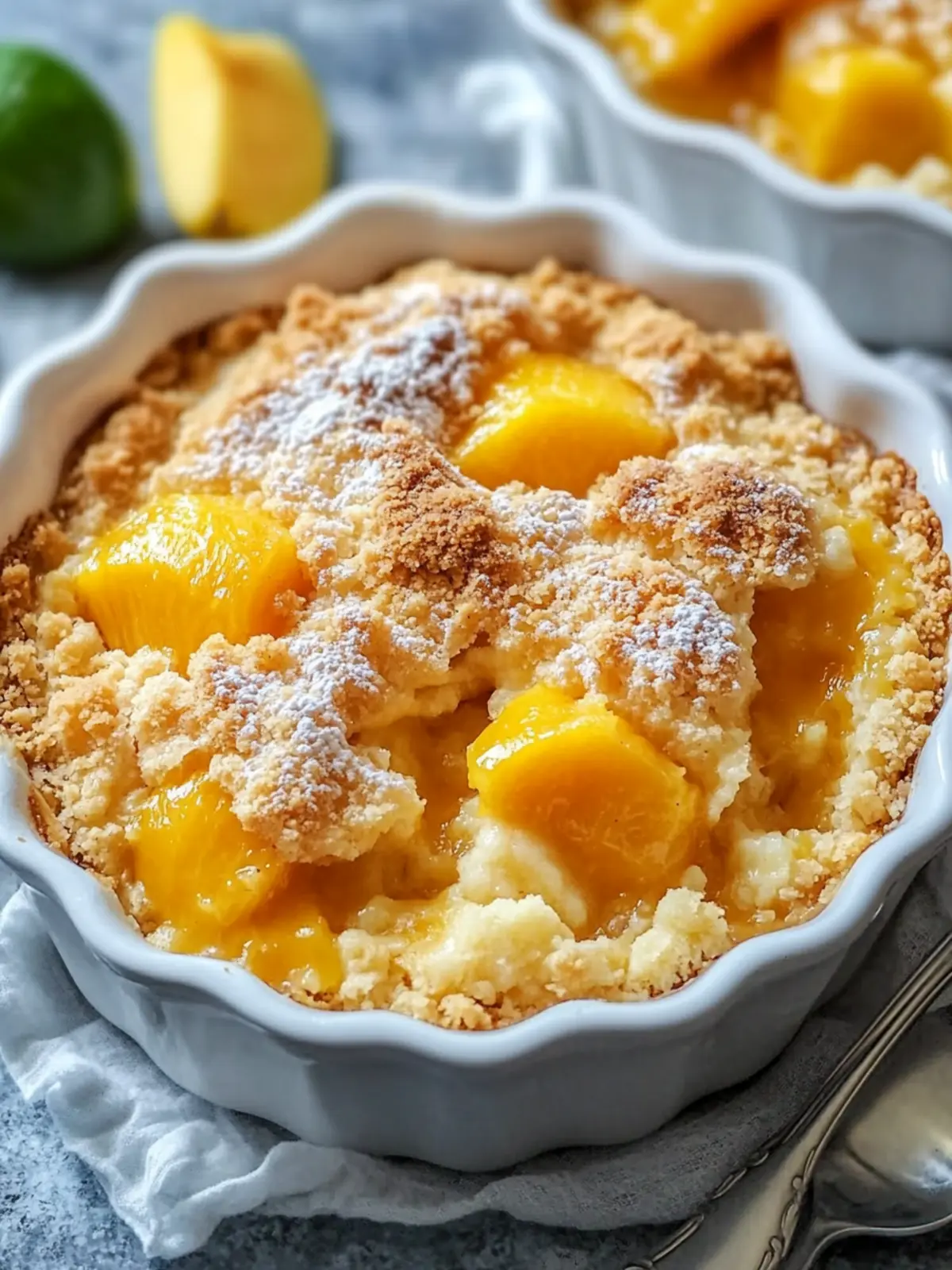 Easy Mango Cobbler