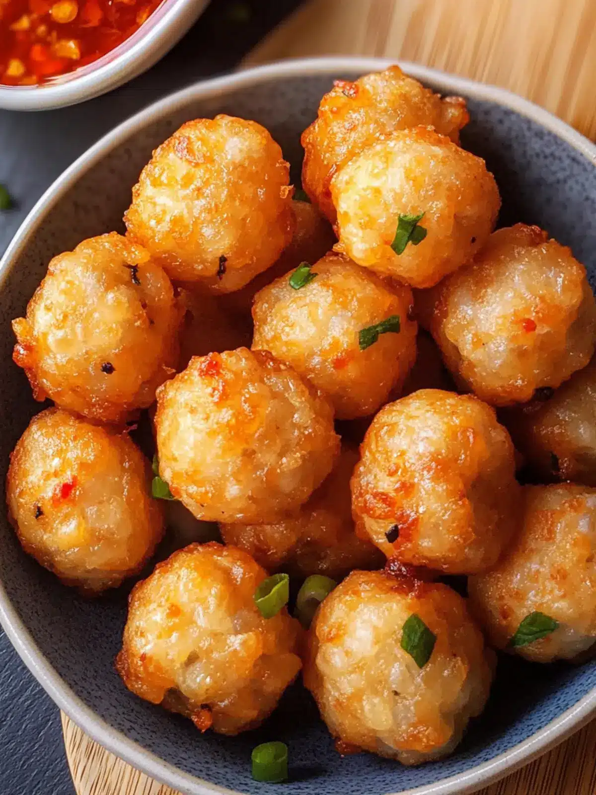 Chinese Shrimp Balls Appetizer