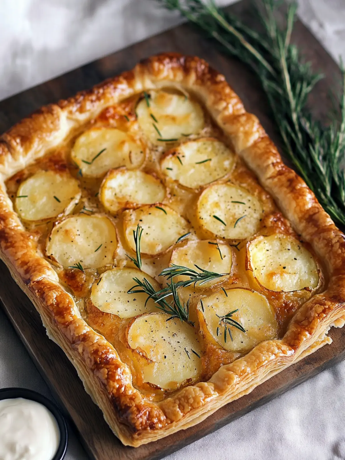 Puff Pastry Potato Tart