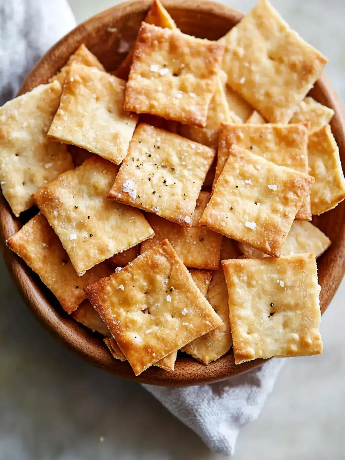 Two Ingredient Dough Crackers