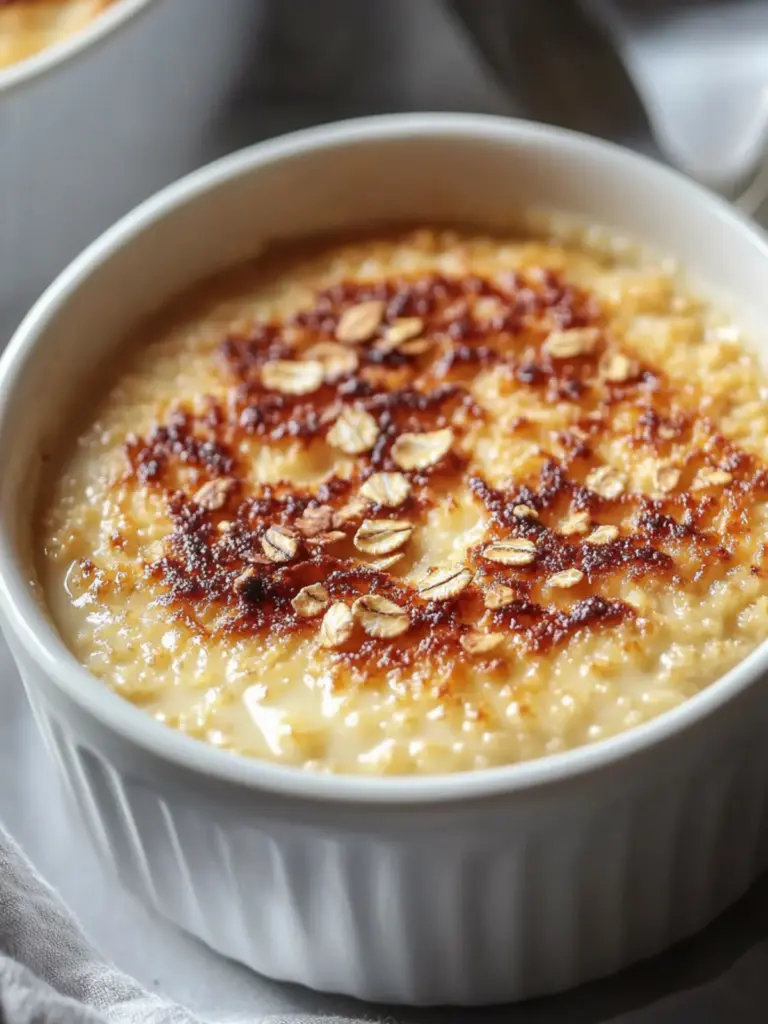 Creamy Baked Oatmeal Custard
