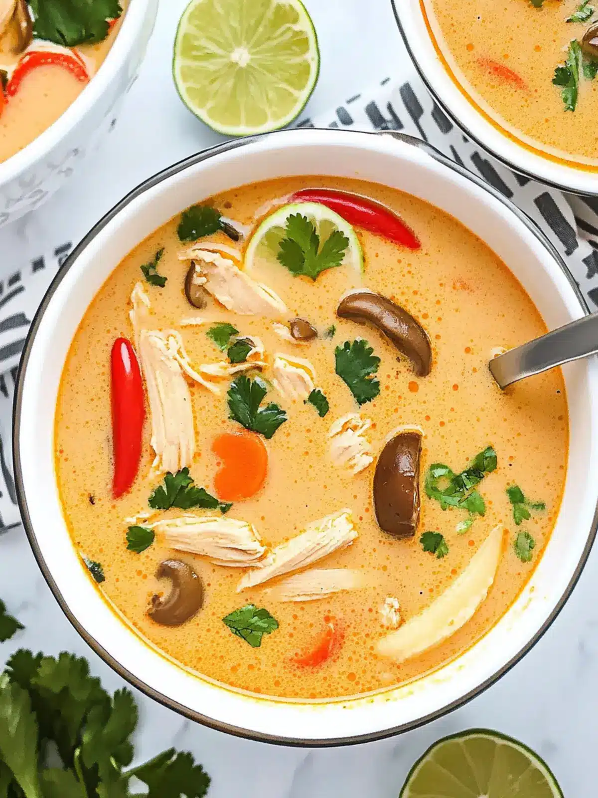 Crockpot Thai Coconut Chicken Soup