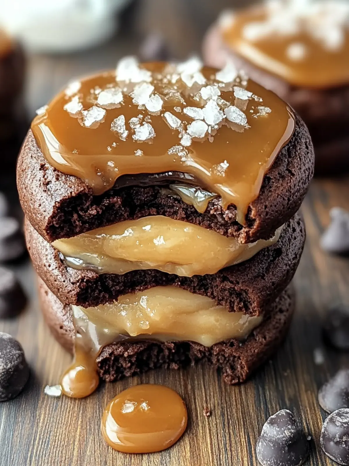 Salted Caramel Meets Chocolate in Irresistible Cookies 5 Salted Caramel Meets Chocolate