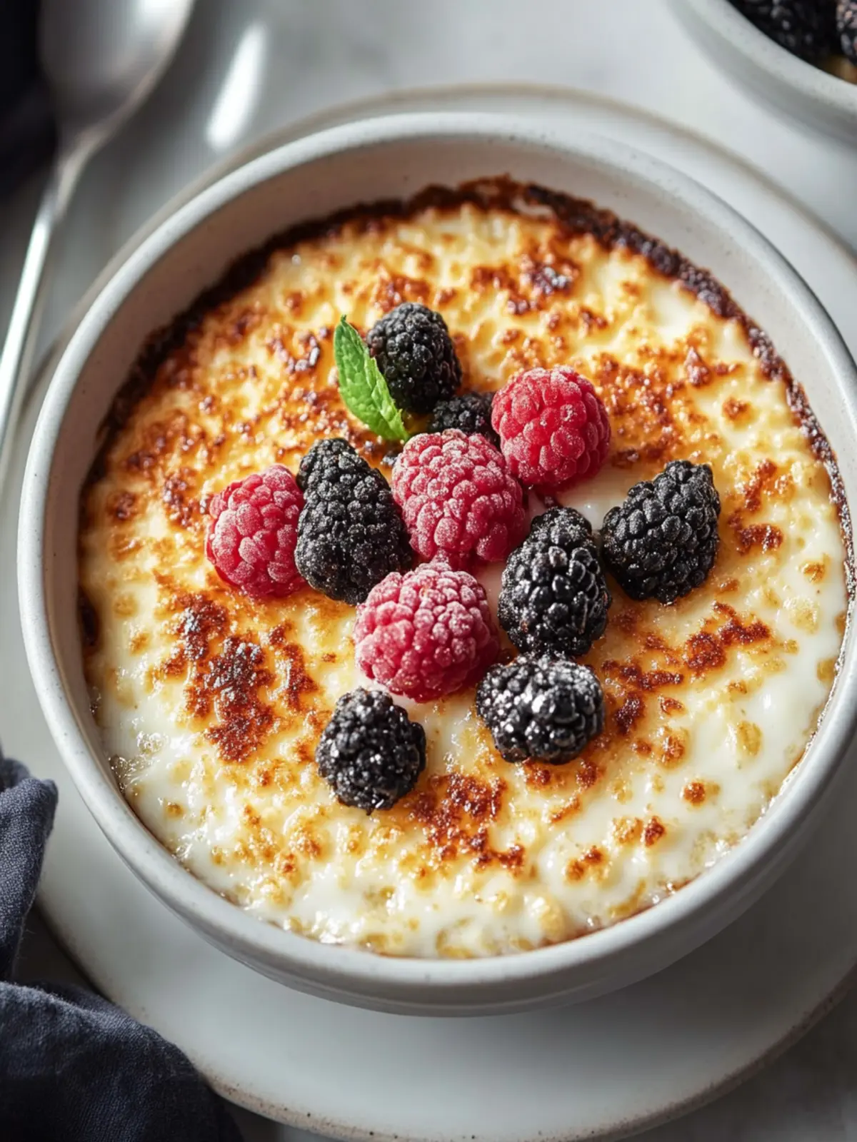 Creamy Baked Oatmeal Custard