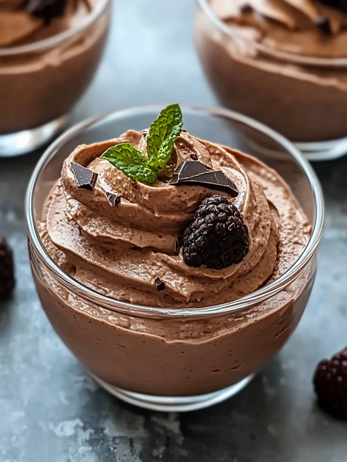 Cottage Cheese Chocolate Mousse