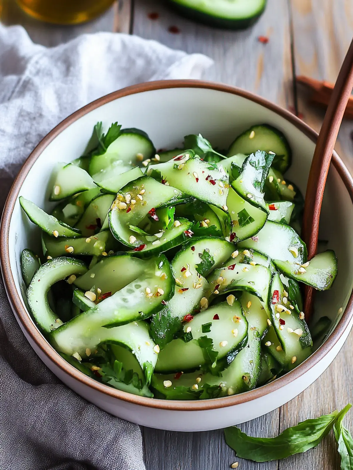 5 Minute Thai Cucumber Salad That Will Wow Your Taste Buds 4 5 Minute Thai Cucumber Salad
