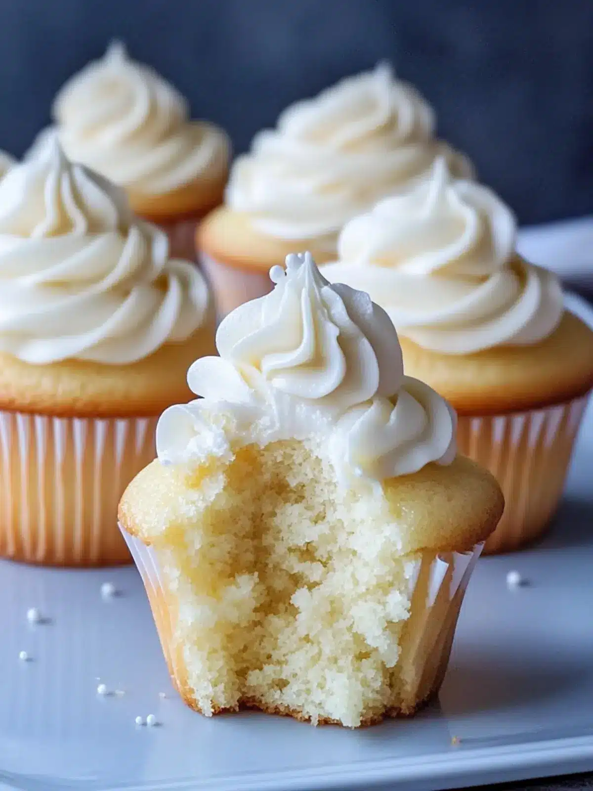 Super Moist Vanilla Cupcakes