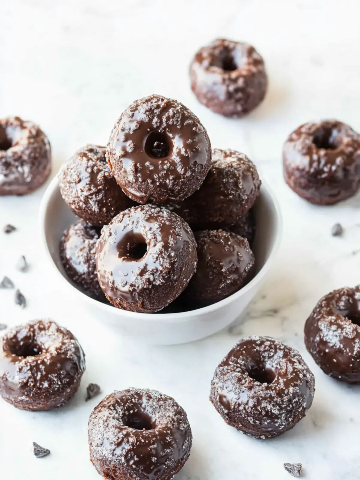 Gluten-free Baked Chocolate Donut Holes