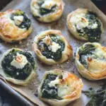 Mini Spinach Feta Pies (Spanakopita)