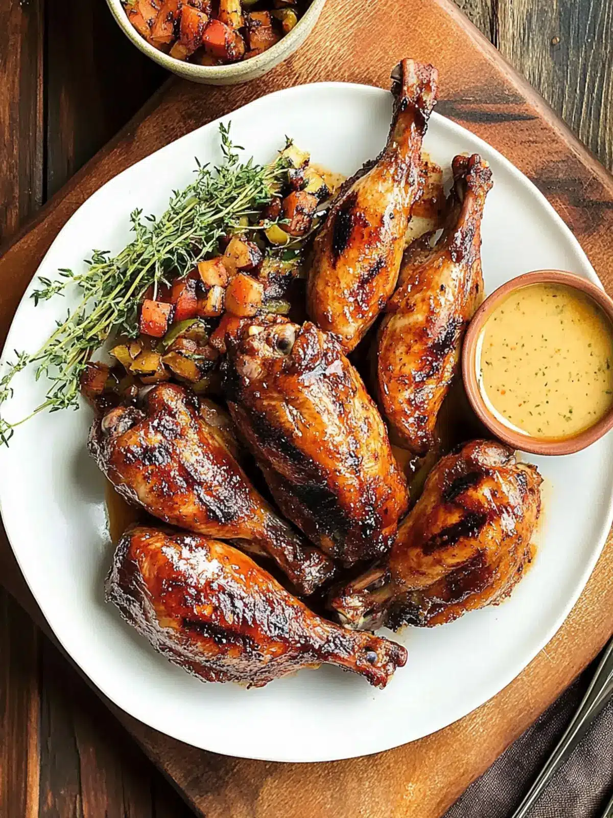 BBQ Quail Southwest Style