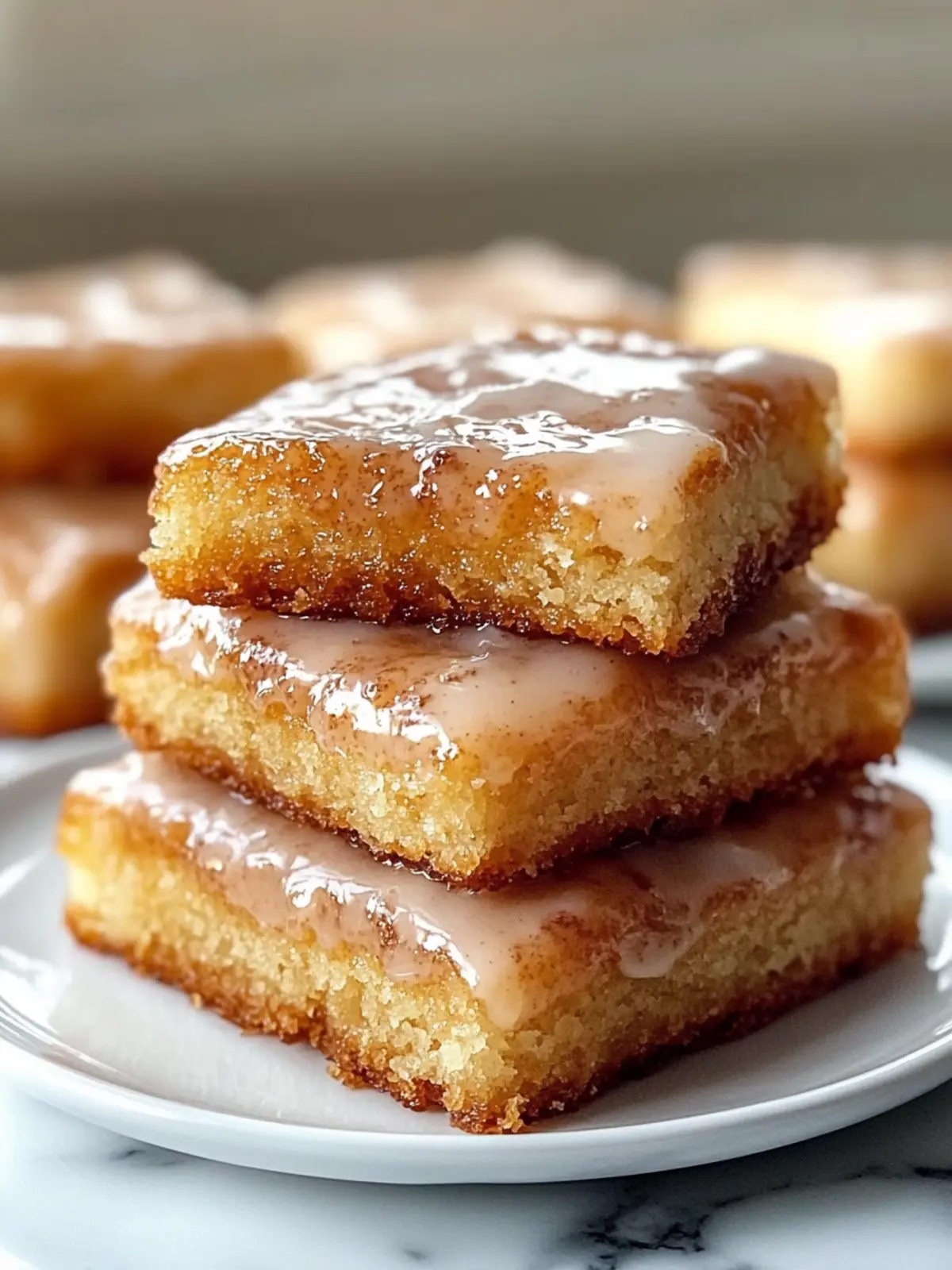 Old-Fashioned Buttermilk Donut Bars with Brown Butter Maple Vanilla Bean Glaze