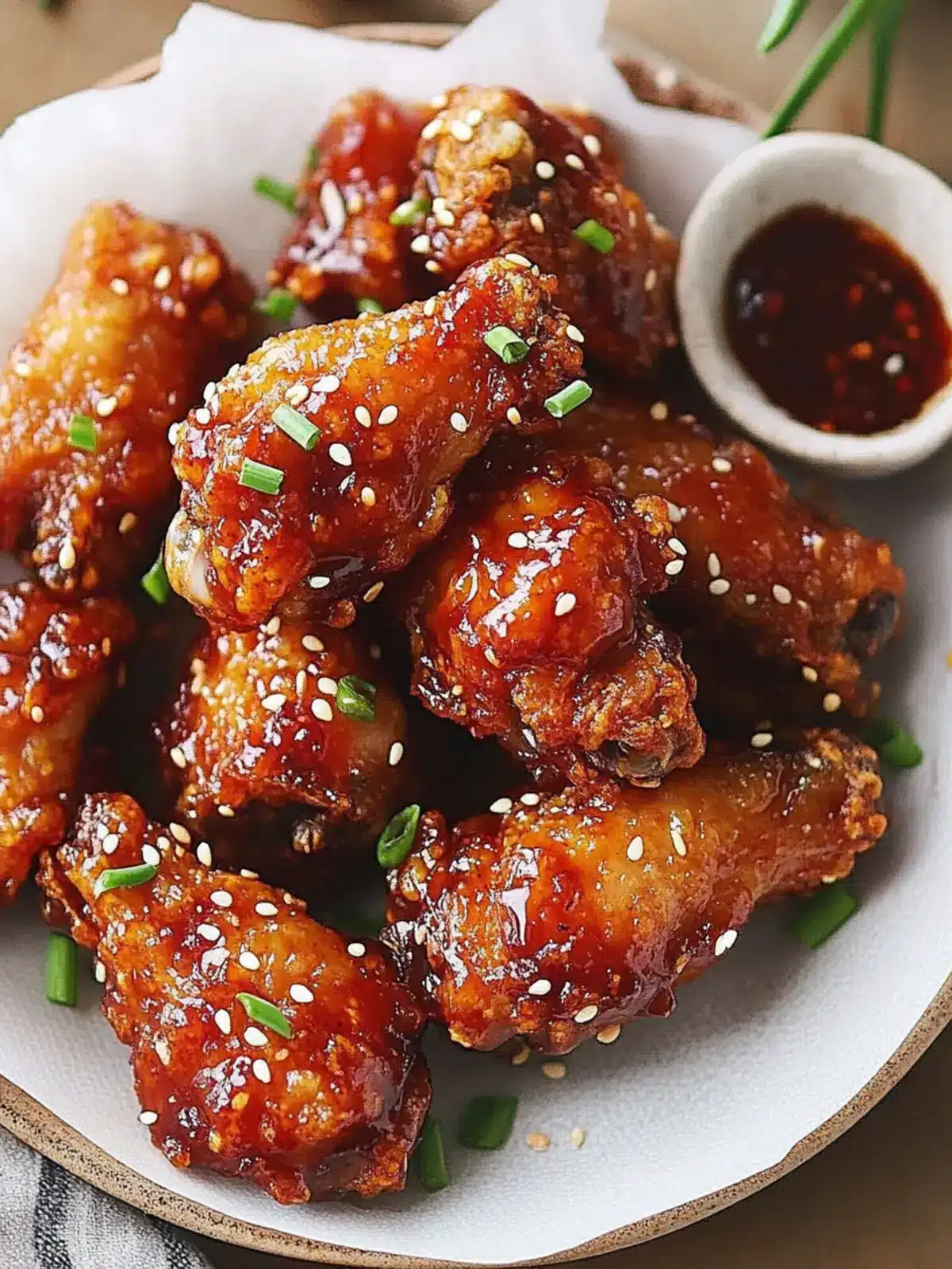 Crispy Korean Fried Chicken Wings