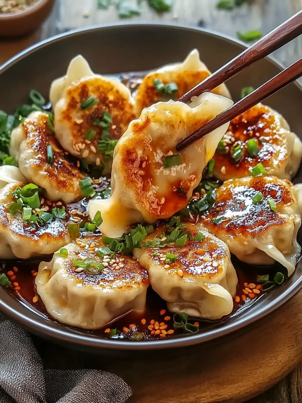 Easy Spicy Garlic Chili Dumplings