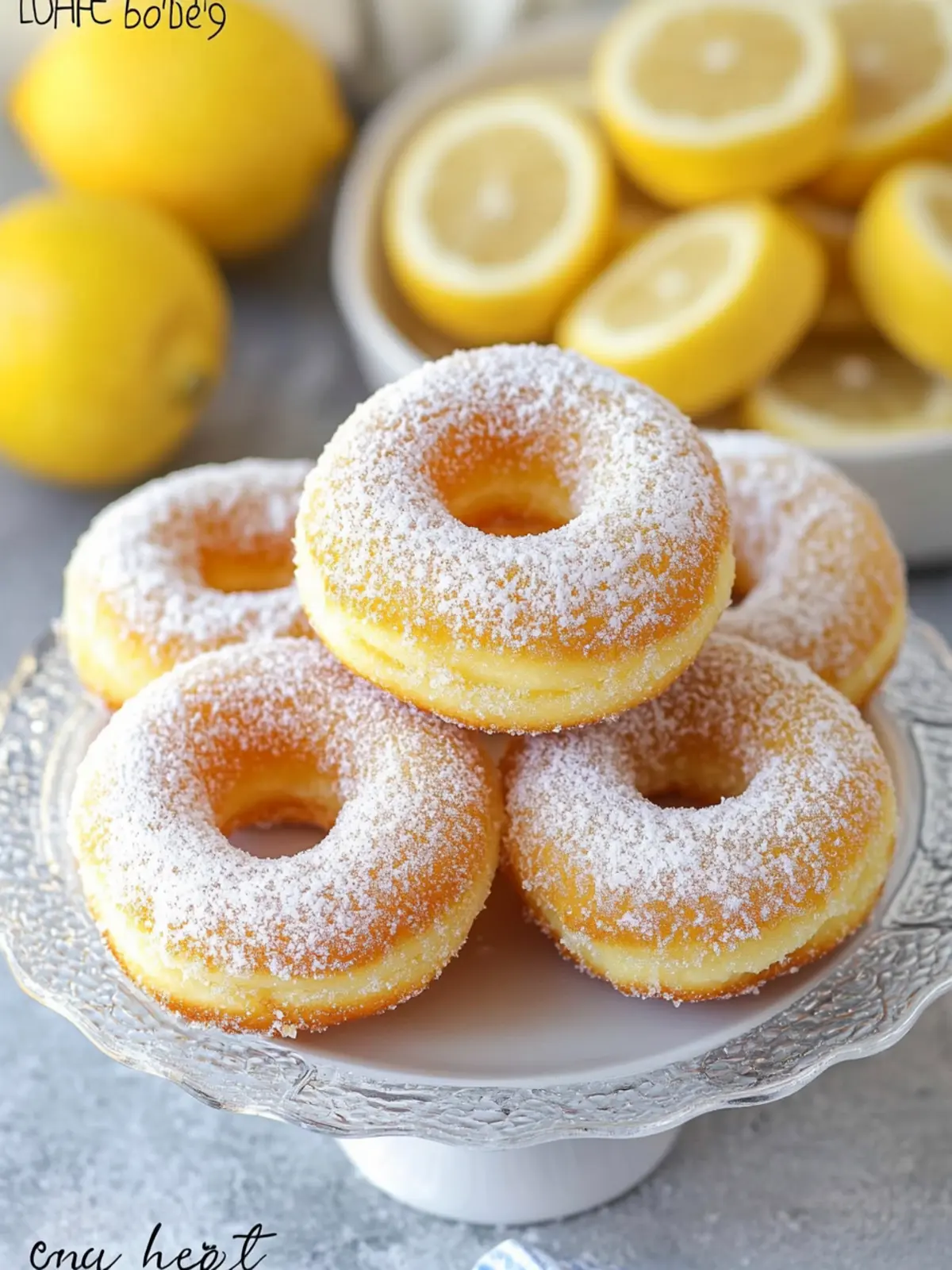 Lemon Sugar Baked Donuts