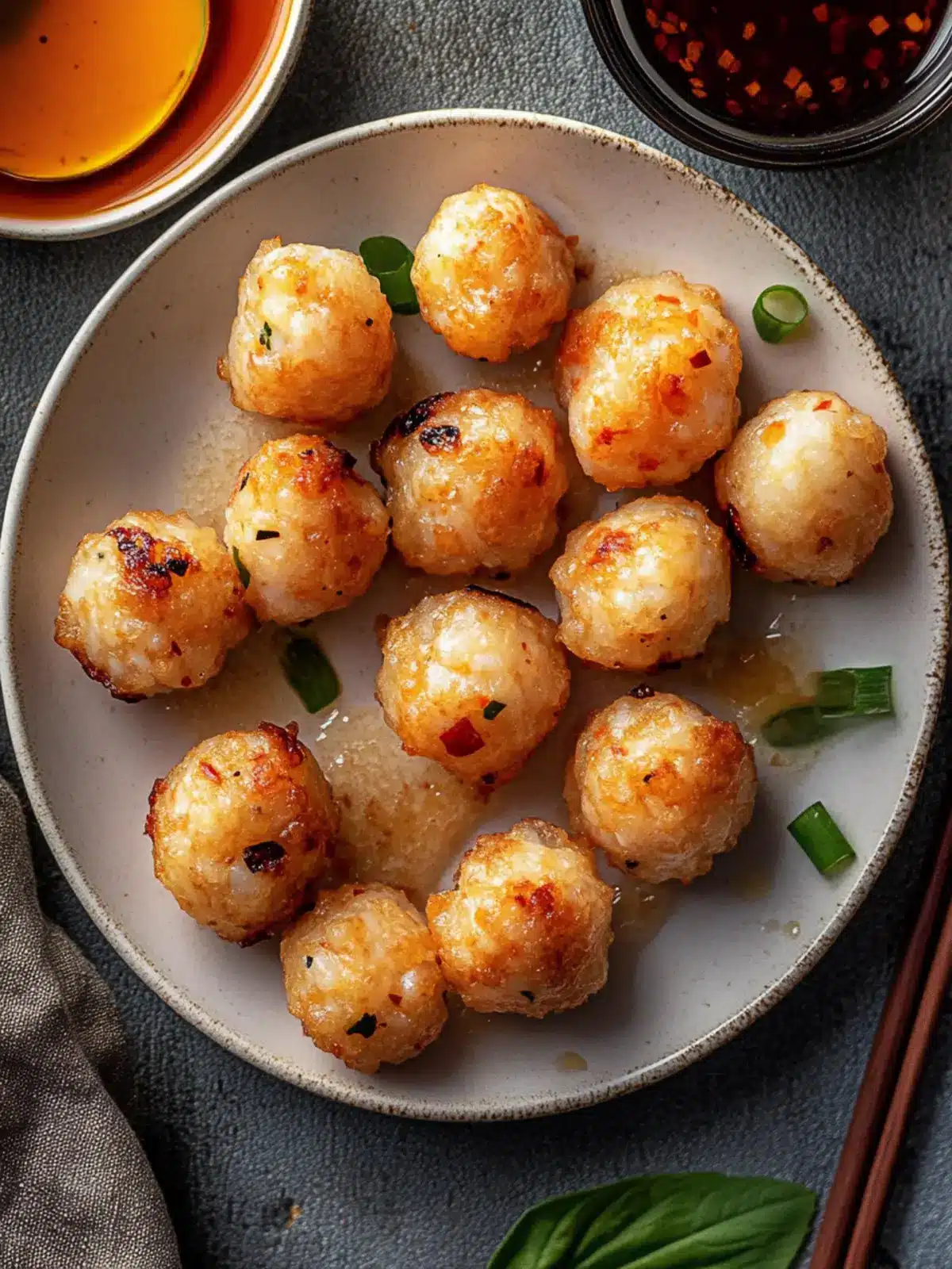 Chinese Shrimp Balls Appetizer