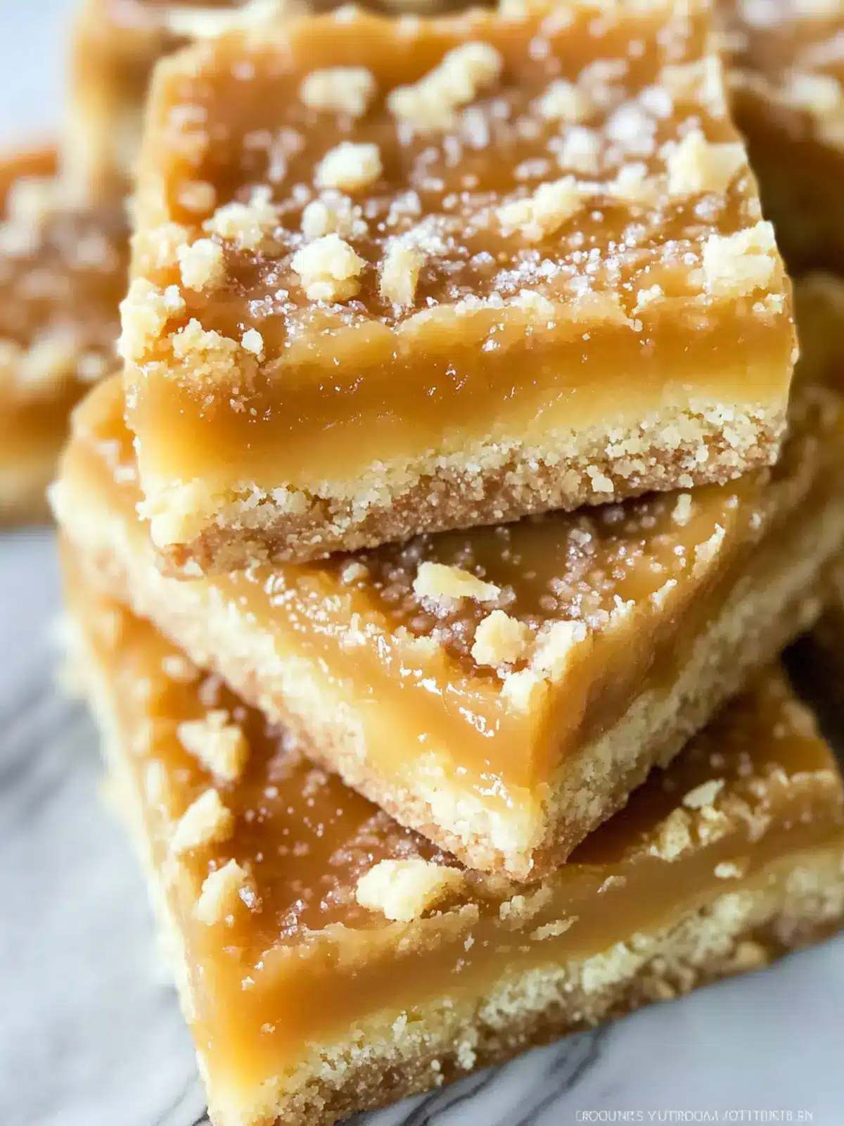 Salted Caramel Butter Bars