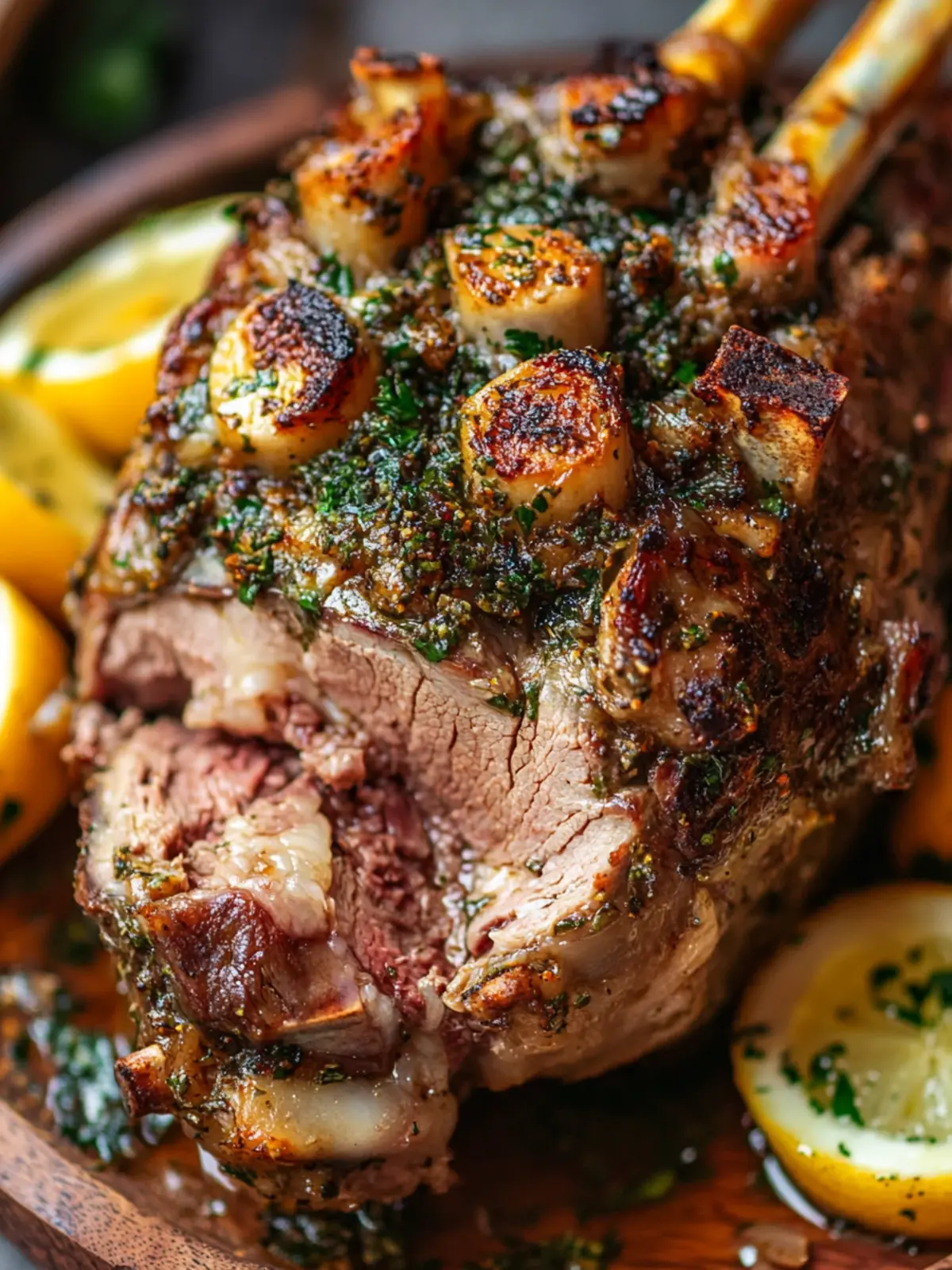 Juicy Slow Roasted Lamb Shoulder with Refreshing Mint Sauce 3 Juicy Slow Roasted Lamb Shoulder
