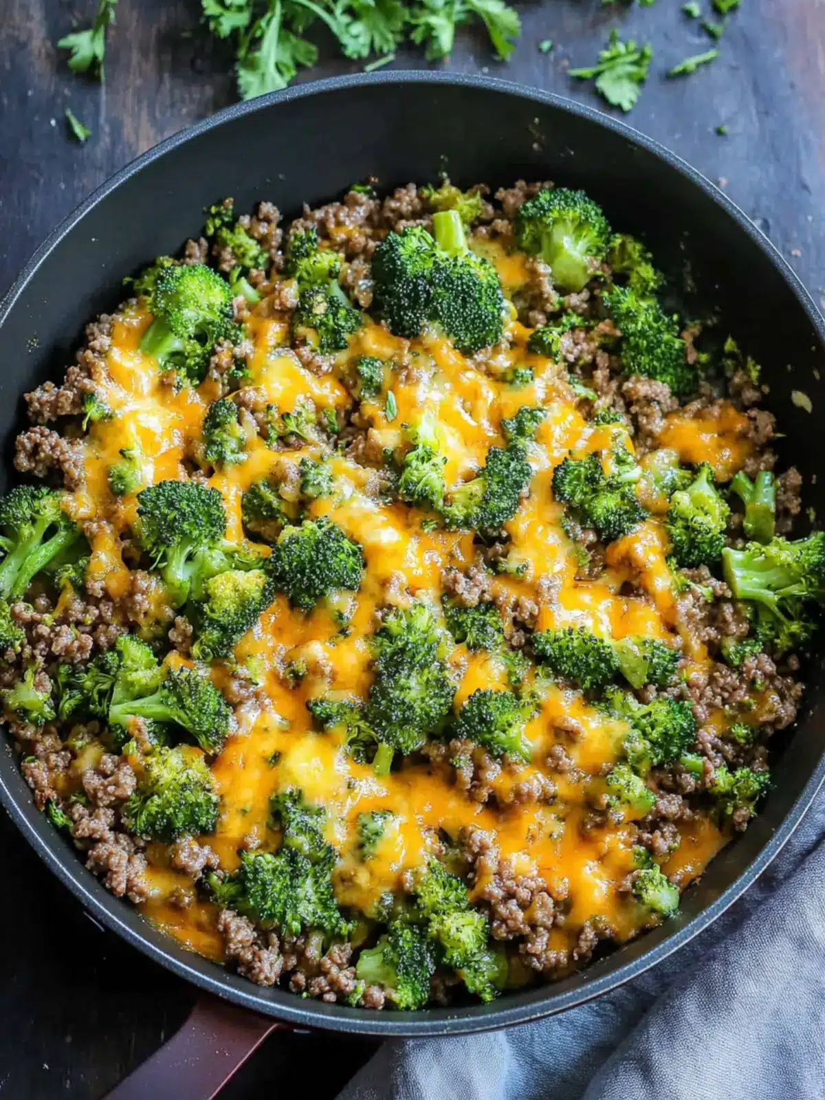 Cheesy Ground Beef and Broccoli Ready in Just 30 Minutes! 4 Cheesy Ground Beef and Broccoli