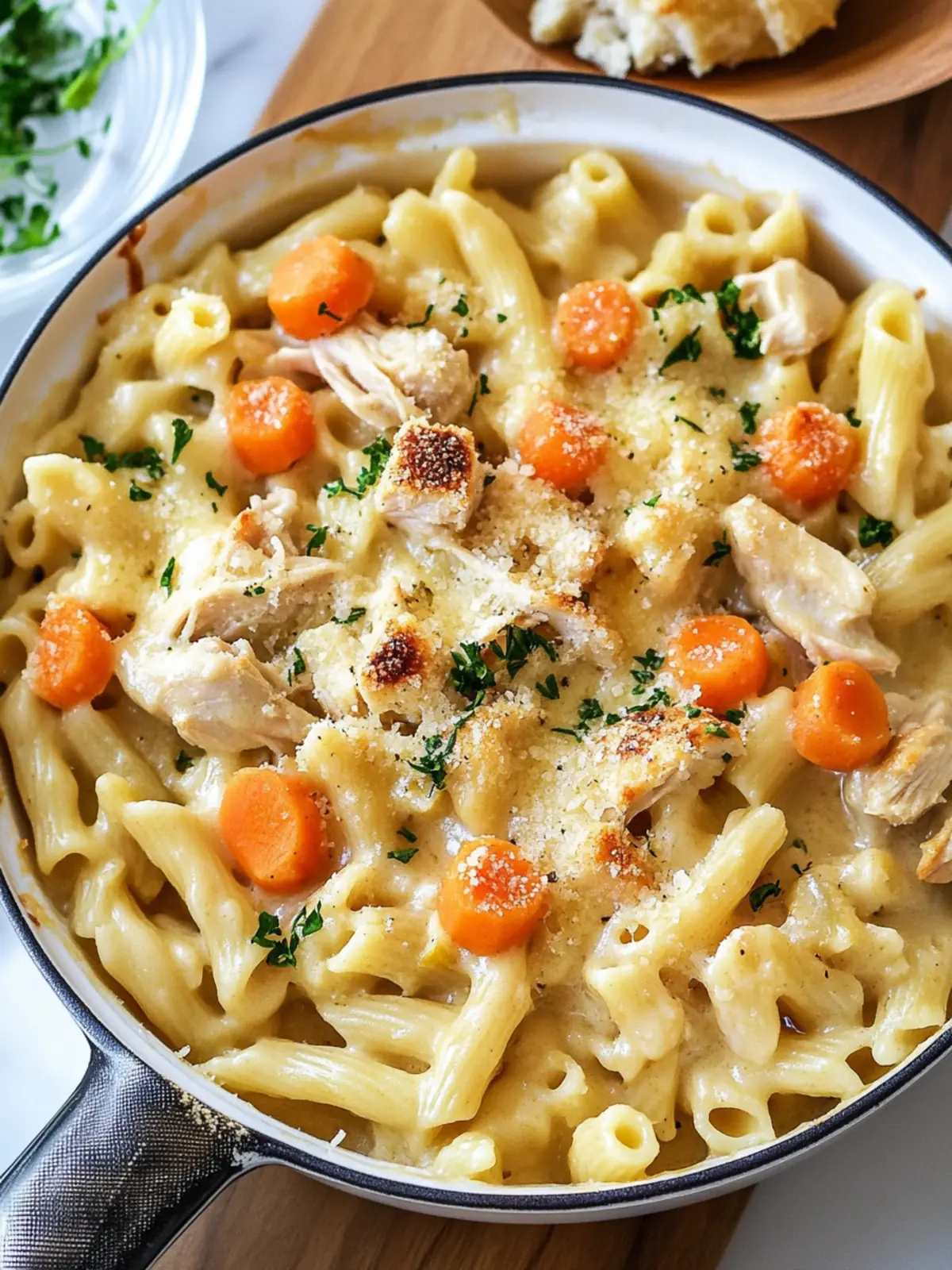 Creamy Chicken Pot Pie Pasta for a Cozy Weeknight Dinner 3 Creamy Chicken Pot Pie Pasta