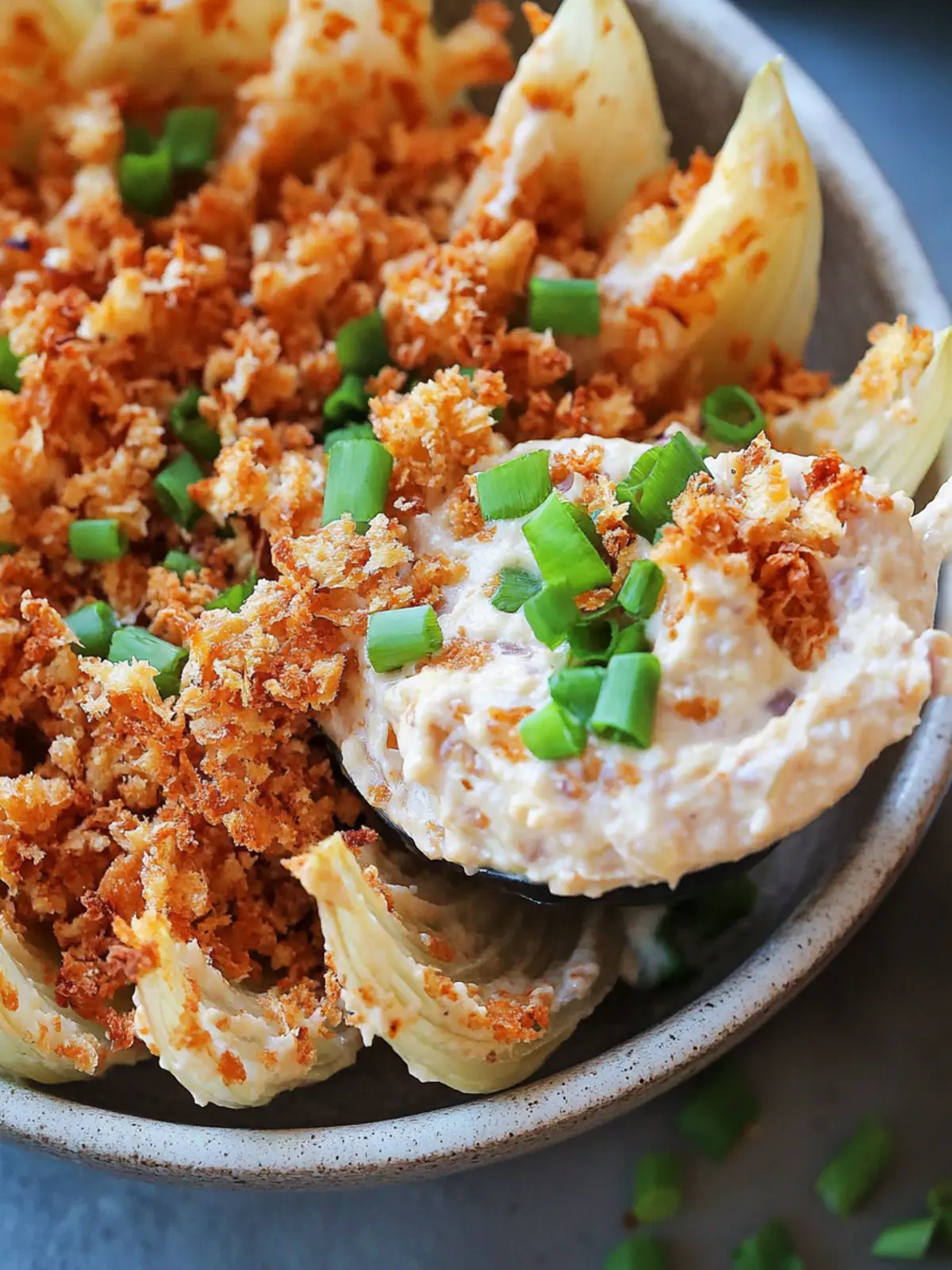 Vegan Blooming Onion Dip