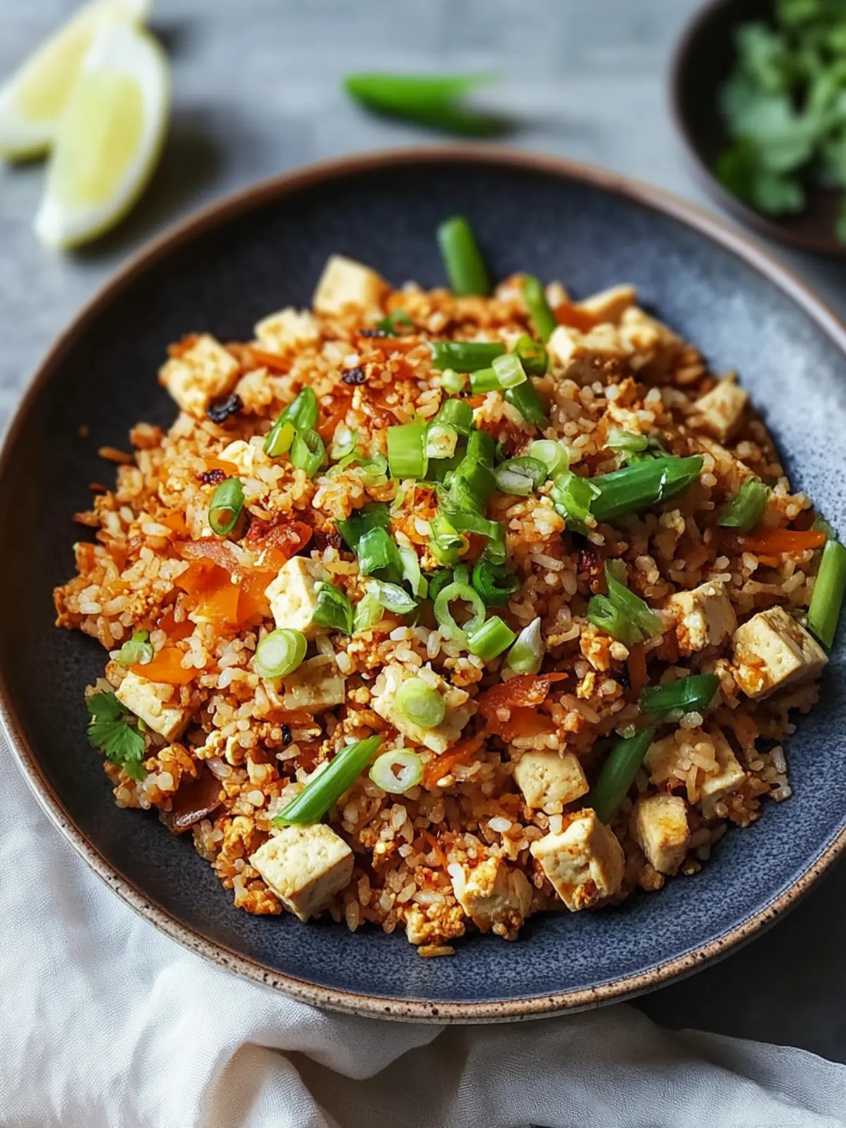 Tofu Chile Crisp Rice