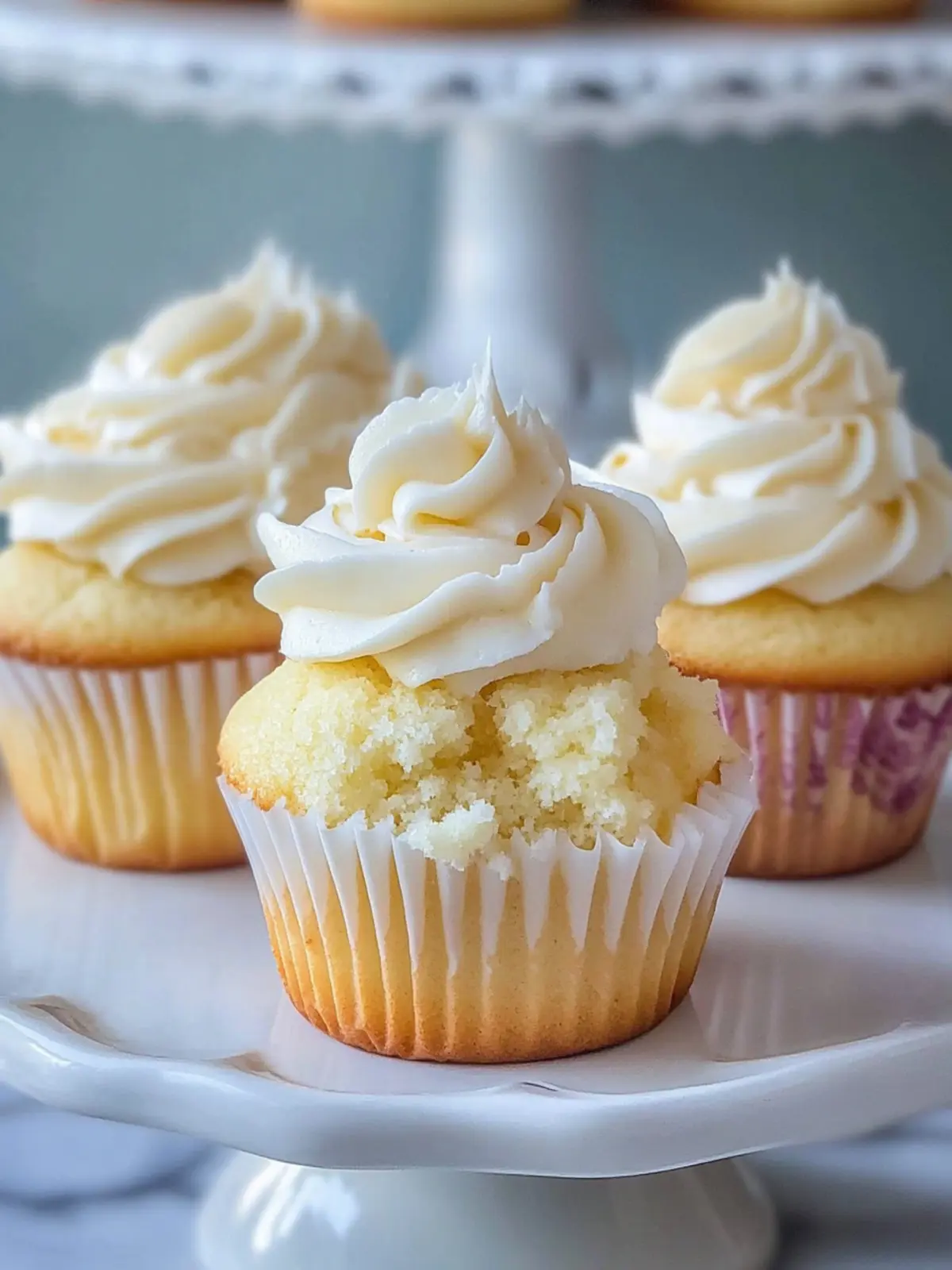 Super Moist Vanilla Cupcakes